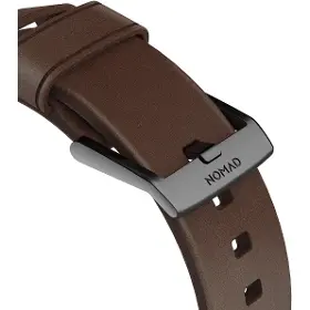 Výměnný pásek pro hodinky - Nomad Leather Strap Brown/Black - 5
