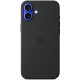 Apple Silicone Case Black, iPhone 16 Plus
