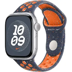 Výměnný pásek pro hodinky - Apple Watch 42mm Blue Flame Nike Sport Band - S/M - 3