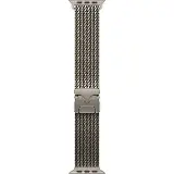 Apple Watch 49mm Natural Titanium Milanese Loop - S