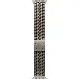 Apple Watch 49mm Natural Titanium Milanese Loop - M