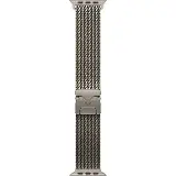 Apple Watch 49mm Natural Titanium Milanese Loop - L