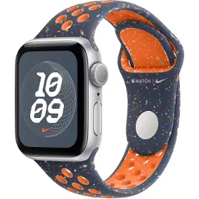 Řemínek na hodinky - Apple Watch 40 mm Blue Flame Nike Sport Band M/L - 2