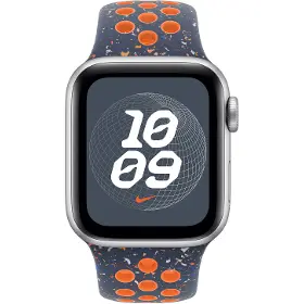 Řemínek na hodinky - Apple Watch 40 mm Blue Flame Nike Sport Band M/L - 3