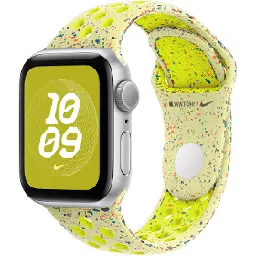Řemínek na hodinky - Apple Watch 42 mm Volt Splash Nike Sport Band S/M - 2