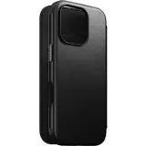 Nomad Modern Leather Folio iPhone 16 Pro Black