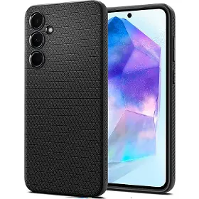Kryt na mobil - Spigen Liquid Air Galaxy A55 BlackBlack - 1