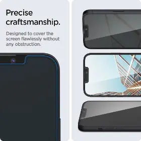 Ochranné sklo - Spigen Glass tR Slim HD Privacy iPhone 14/13Pro/13/16e - 5
