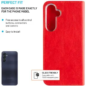 Pouzdro na mobil - Fixed Galaxy A25 5G Červená - 3