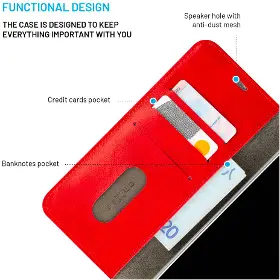 Pouzdro na mobil - Fixed Galaxy A25 5G Červená - 4