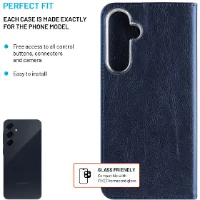 Pouzdro na mobil - Fixed Galaxy A55 5G Modrá - 3