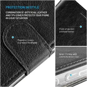 Pouzdro na mobil - Fixed Opus pro Samsung Galaxy A06 Black - 3
