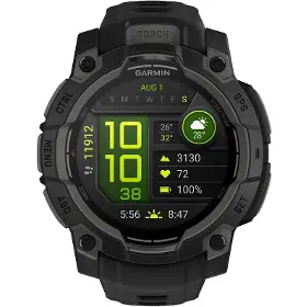 Smart hodinky - Garmin Instinct E – 45 mm Black charcoal - 1