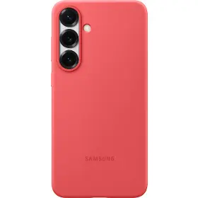 Kryt na mobil - Samsung Silicone Case Galaxy S25+ Red - 1