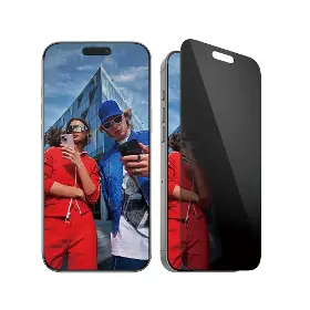 Ochranné sklo - PanzerGlass Tvrdené sklo UWF Privacy pre iPhone 16 Pro Max Black - 2