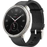 Amazfit Active 2 Round NFC Black Leather