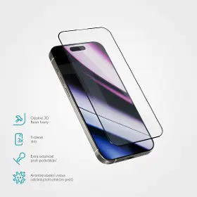 Ochranné sklo - Epico ImpactBuffer Glass 3D 13/13 Pro/14/16e/17e - 7