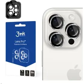 Ochranné sklo - 3MK Lens Protection Pro Silver pre iPhone 15 - 1