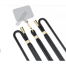 Šňůrka na telefon - 3MK EasyClip Black (gold) - 7