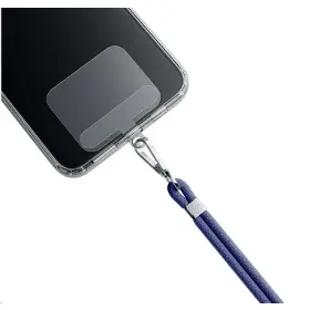 Šňůrka na telefon - 3MK EasyClip Dark Blue (silver) - 2