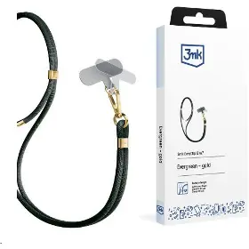 Šnúrka na telefón - 3MK EasyClip Elite  Evergreen (gol - 1