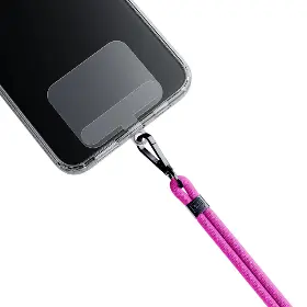 Šňůrka na telefon - 3MK EasyClip Pink (black) - 2