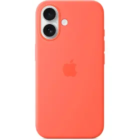 Obal na mobil - Apple iPhone 16 Silicone Case MagSafe Tangerine - 1