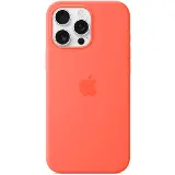 Apple iPhone 16 Pro Max Silicone Case MagSafe Tangerine