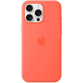 Obal na mobil - Apple iPhone 16 Pro Max Silicone Case MagSafe Tangerine - 1