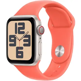 Výměnný pásek pro hodinky - Apple Watch 40mm Sport Band Tangerine - S/M - 2