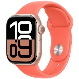 Výměnný pásek pro hodinky - Apple Watch 42mm Sport Band Tangerine - M/L - 2