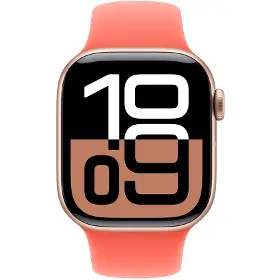 Výměnný pásek pro hodinky - Apple Watch 42mm Sport Band Tangerine - M/L - 3