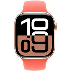Výměnný pásek pro hodinky - Apple Watch 46mm Sport Band Tangerine - M/L - 3