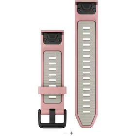 Výměnný pásek pro hodinky - Garmin QuickFit 20 mm Band Rose/GraySilicone - 2
