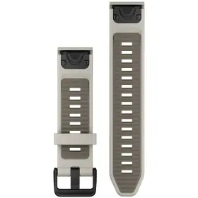 Výměnný pásek pro hodinky - Garmin QuickFit 20 mm Band Gray/Sandstone Silicone - 2
