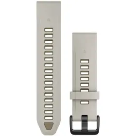 Výměnný pásek pro hodinky - Garmin QuickFit 20 mm Band Gray/Sandstone Silicone - 1