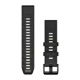 Garmin QuickFit 22 mm Band Black/Gray Silicone