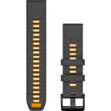 Garmin QuickFit 22 mm Band Graphite/Orange Silicone