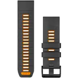 Garmin QuickFit 26 mm Band Graphite/Orange Silicone