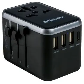 Cestovní adaptér - Verbatim UTA-04 6v1 PD 61W Black - 1