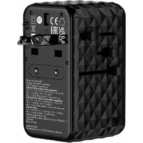 Cestovní adaptér - Verbatim GaN III 85W 4xUSB-C+1xUSB-A - 6