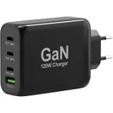 Port Designs GaN 2xUSB-C/USB-A 120W Black