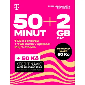 Karta T-Mobile - T-Mobile Twist 50 MINUT + 2GB - 1