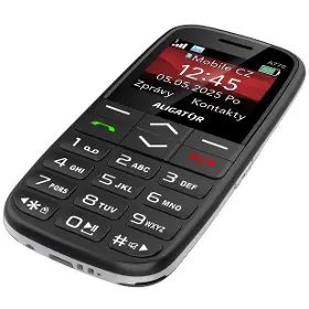 Mobilní telefon - Aligator A770 Senior černý + nabíjecí stojánek - 3