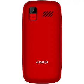 Mobilní telefon - Aligator A770 Senior červený + nabíjecí stojánek - 4