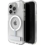 Zagg Crystal Palace Snap Kickstand case iPhone 15 Pro Clear