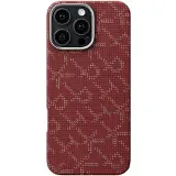 Pitaka Tactile Woven Case 16 Pro Max Red