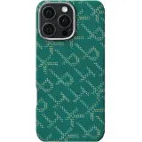 Pitaka Tactile Woven iPhone 16 Pro Max Green/Gold