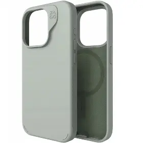 Kryt na mobil - Zagg Manhattan Snap case iPhone 15 Pro Green - 1