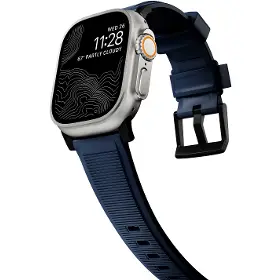 Výmenný remienok pre hodinky - Nomad Rugged Strap Atlantic/Black - 8